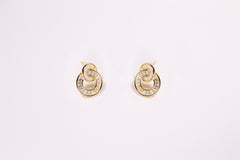 Interlocking | Pearl & Zircon Earrings™