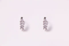 Silver Lavender | Zircon Earrings™