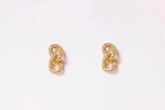 Golden Chain | Zircon Earrings™