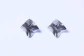 Silver Fold | Metal Earrings™