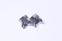 Silver Fold | Metal Earrings™