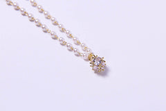 Geometry | Pearl & Zircon Necklace™