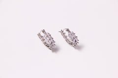 Silver Lavender | Zircon Earrings™