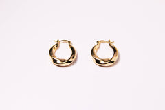 Möbius Gold Earrings