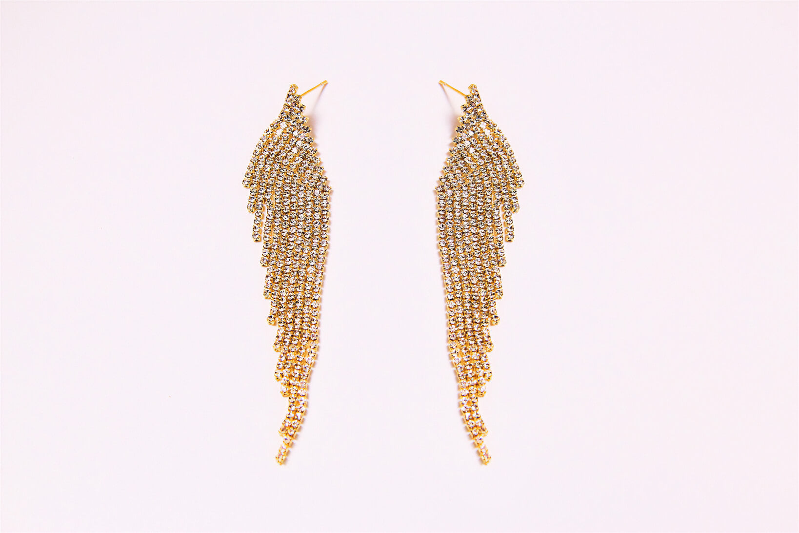 Angel Wings Tassel Earrings