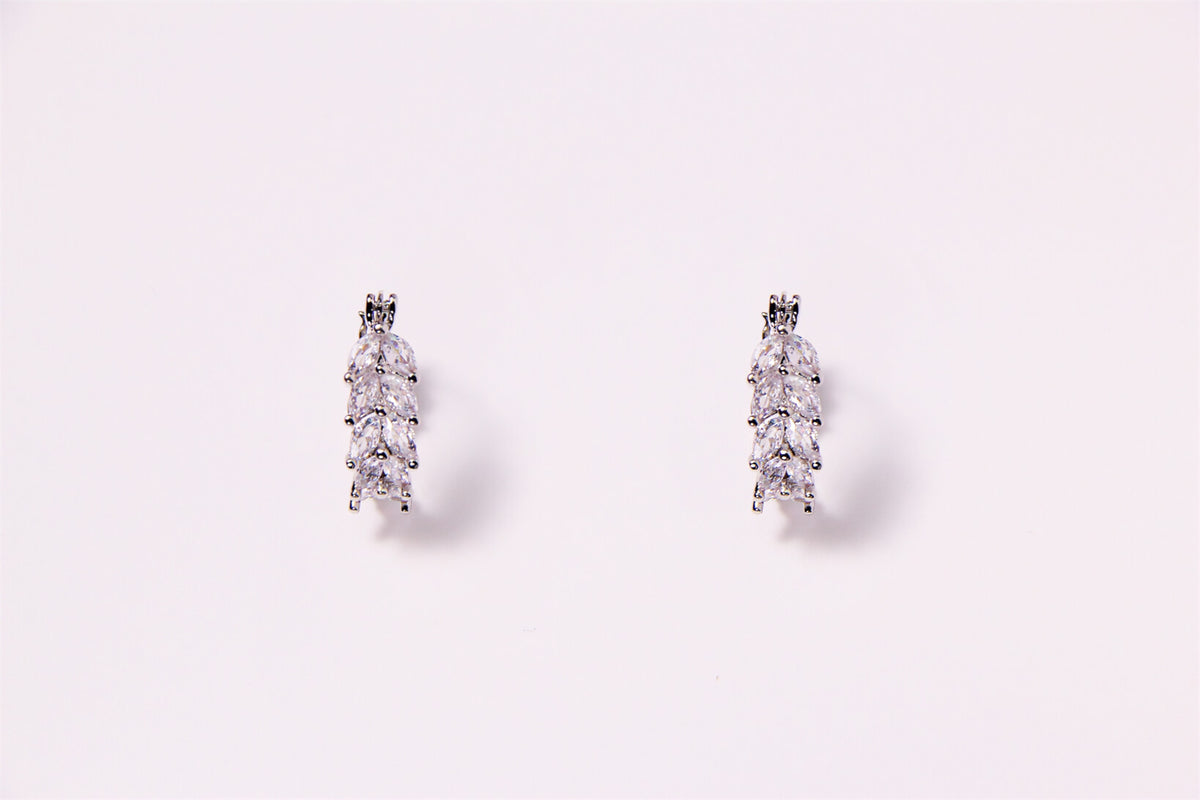 Silver Lavender | Zircon Earrings™