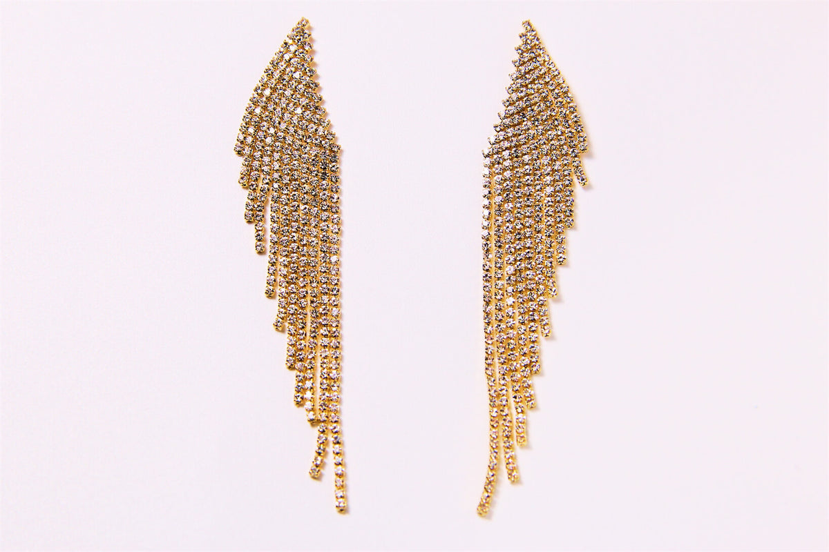 Angel Wings Tassel Earrings