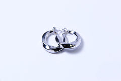 Silver Möbius | Metal Earrings™