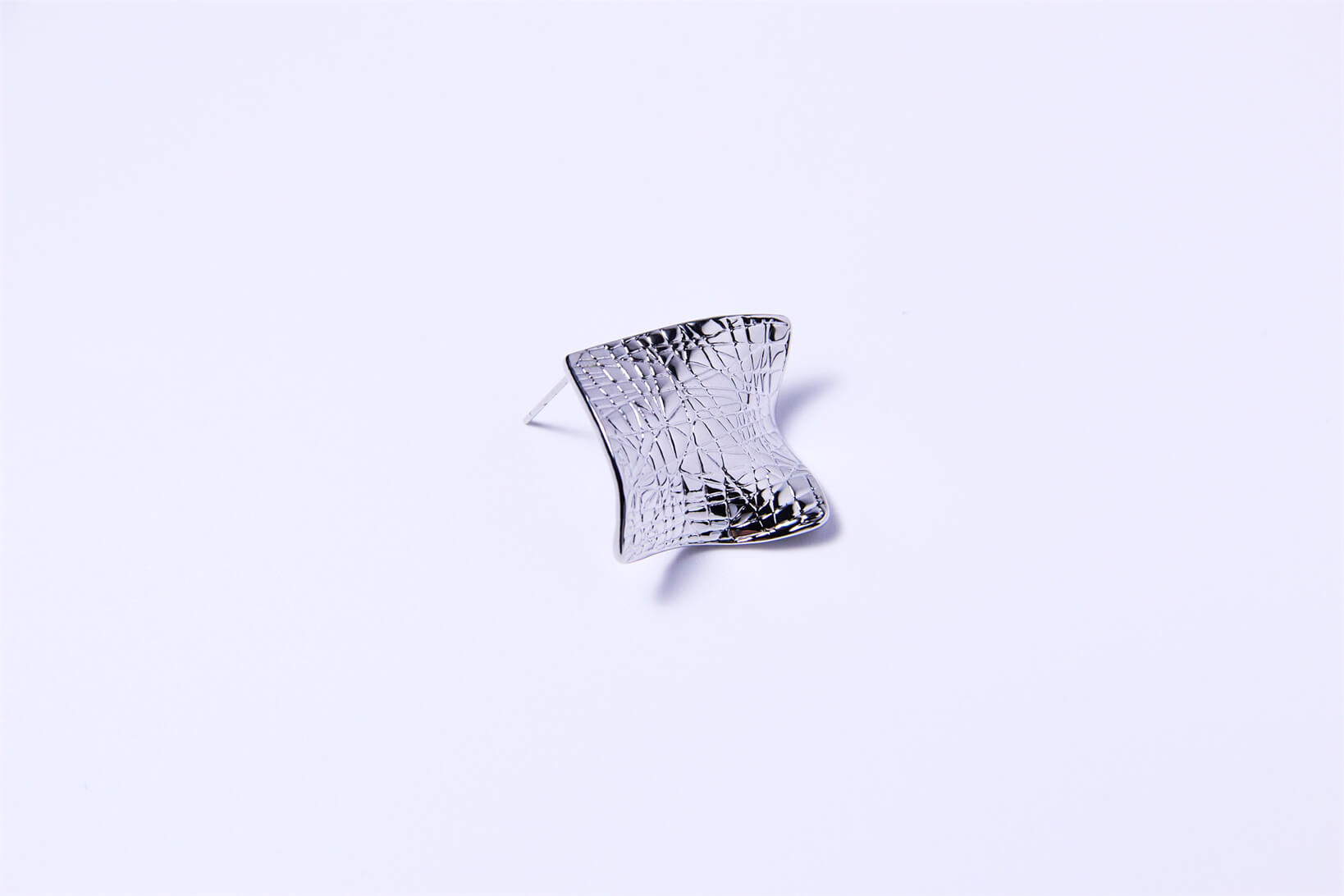 Silver Fold | Metal Earrings™