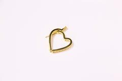 Two-piece Heart | Zircon Earrings™
