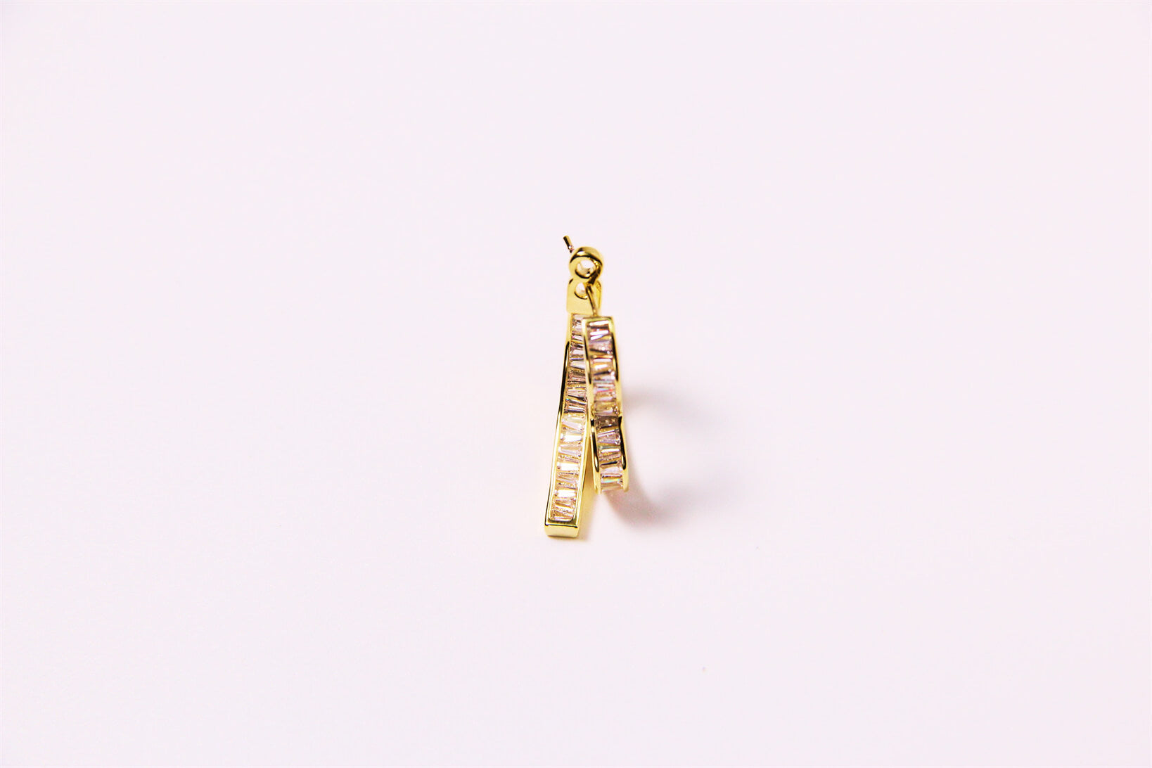 Two-piece Heart | Zircon Earrings™