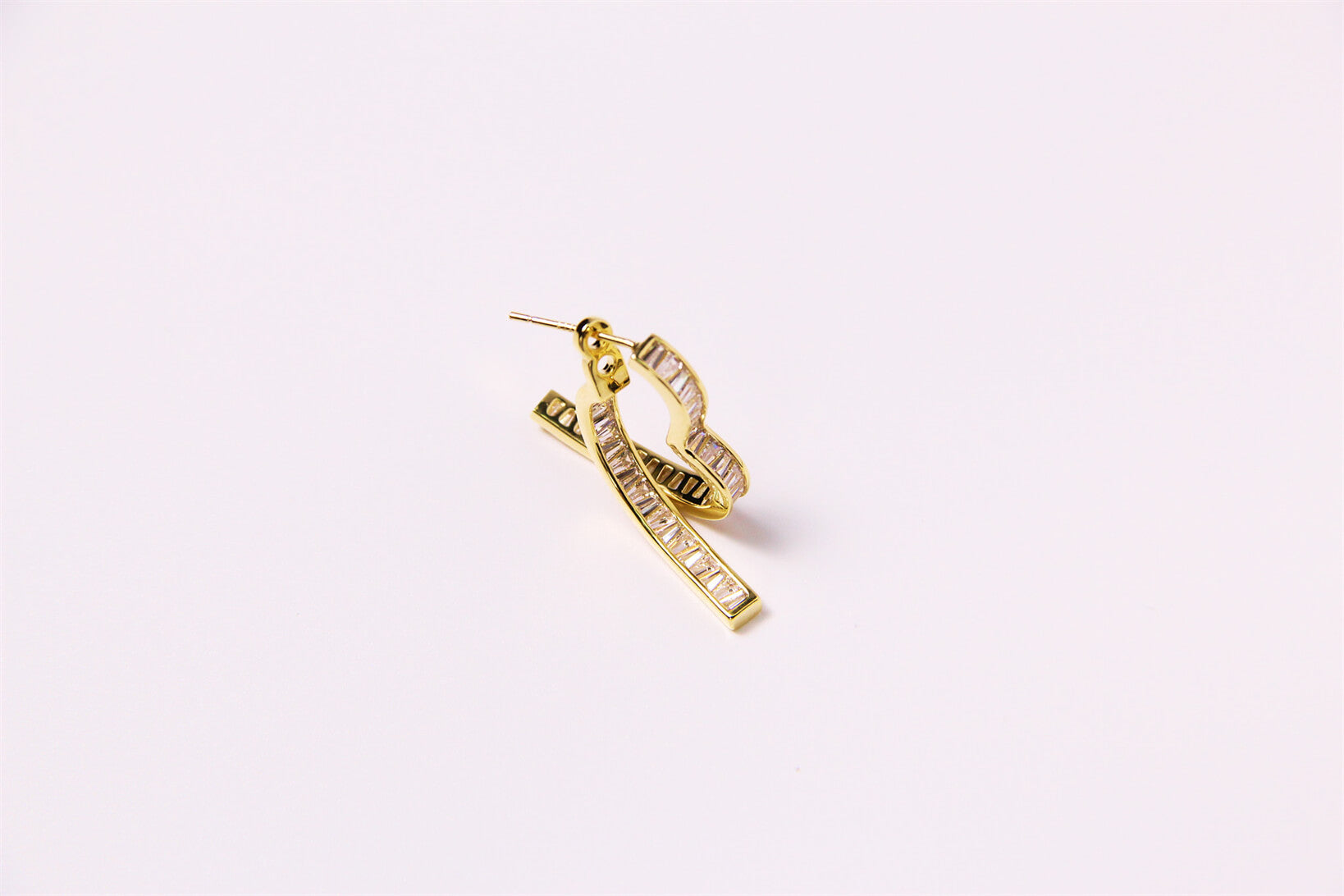 Two-piece Heart | Zircon Earrings™
