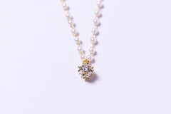 Geometry | Pearl & Zircon Necklace™
