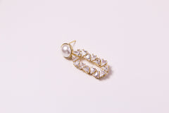 Golden Geometry | Zircon Earrings™
