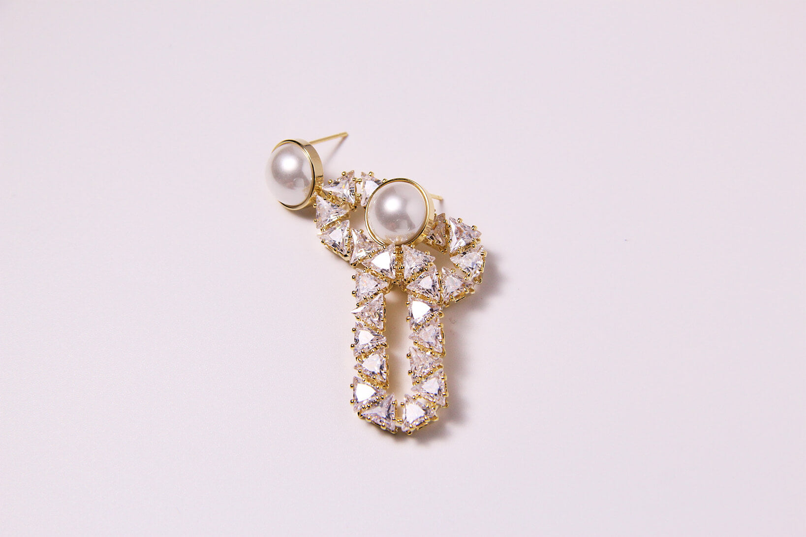 Golden Geometry | Zircon Earrings™