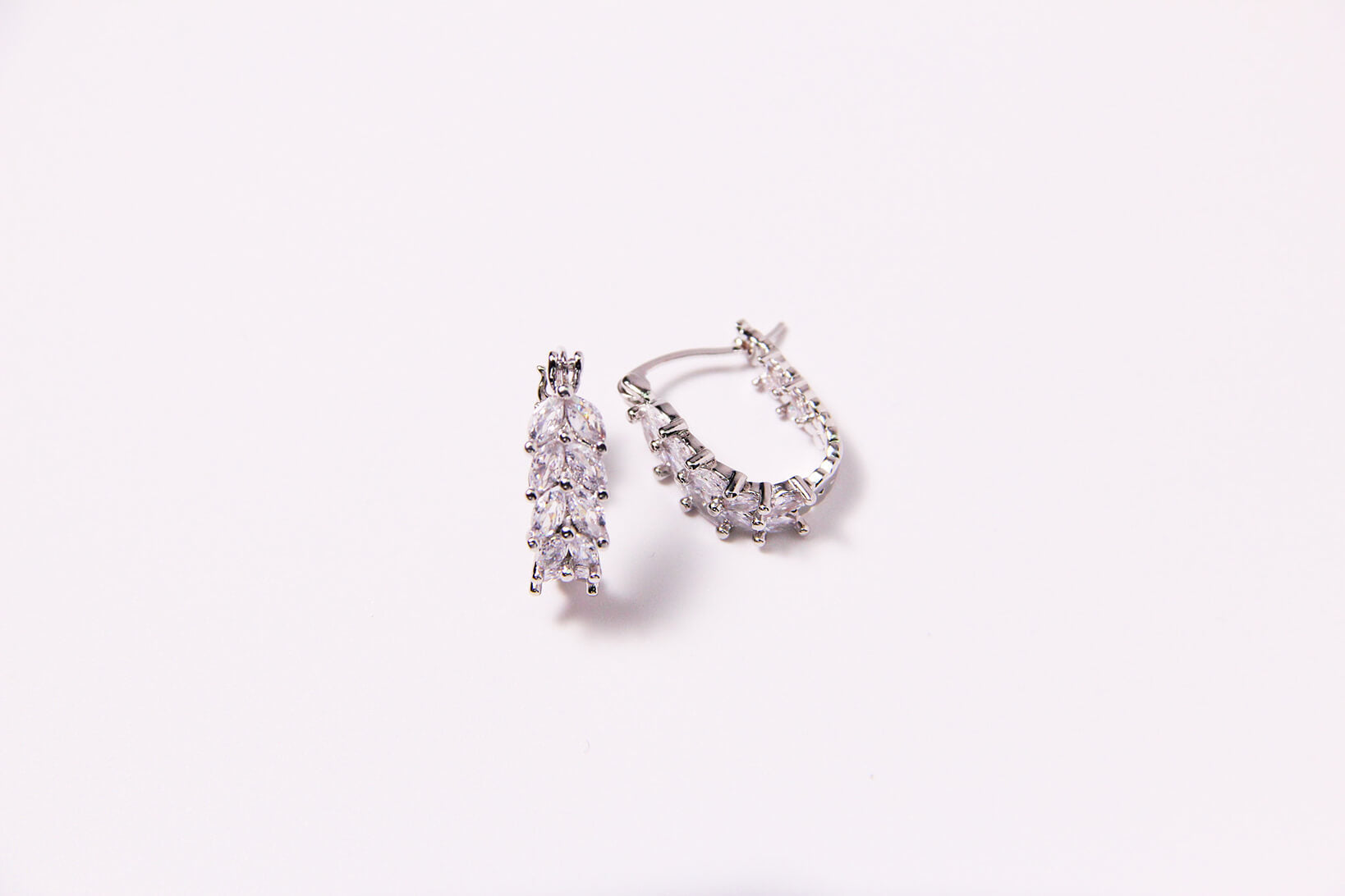 Silver Lavender | Zircon Earrings™