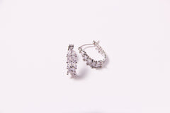 Silver Lavender | Zircon Earrings™